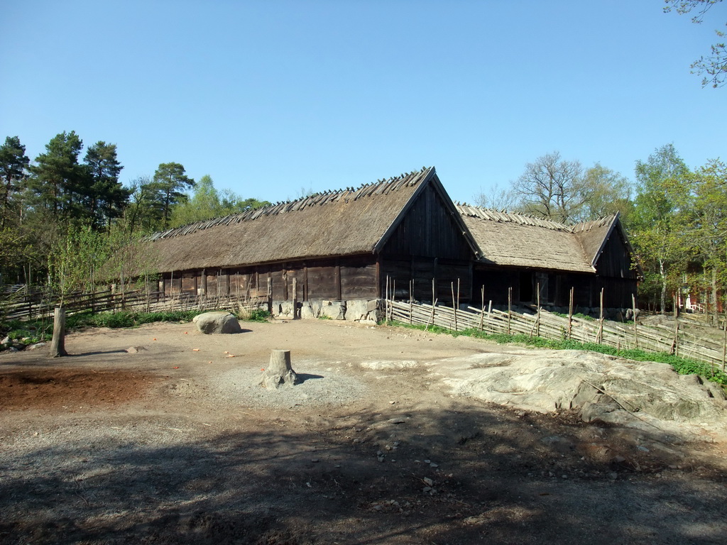 Old Swedish farm in the Skansen open air museum