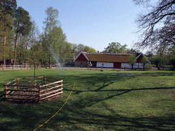 Old Swedish farm in the Skansen open air museum