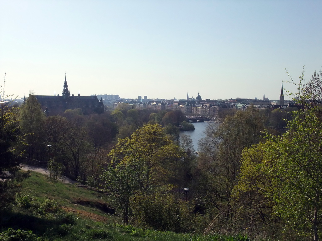 The Nordic Museum and the Saltsjön bay, viewed from the Skansen open air museum