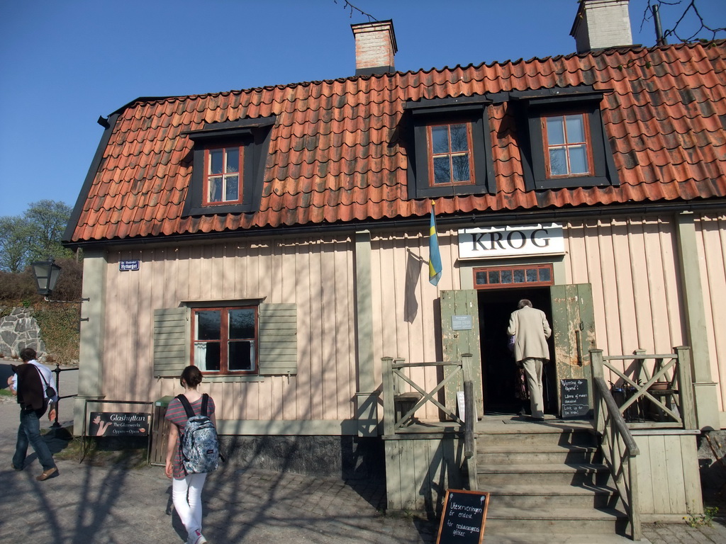 Restaurant in the Town Quarter in the Skansen open air museum