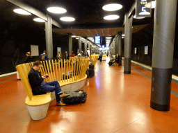 Platform at the Arlanda Central Station