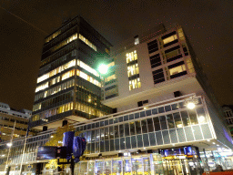 Front of the Nordic Light Hotel at the Vasaplan square, by night