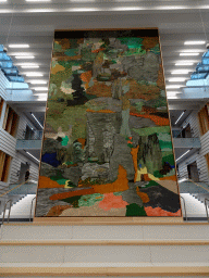 Piece of art in the lobby at the Ground Floor of the Karolinska University Hospital