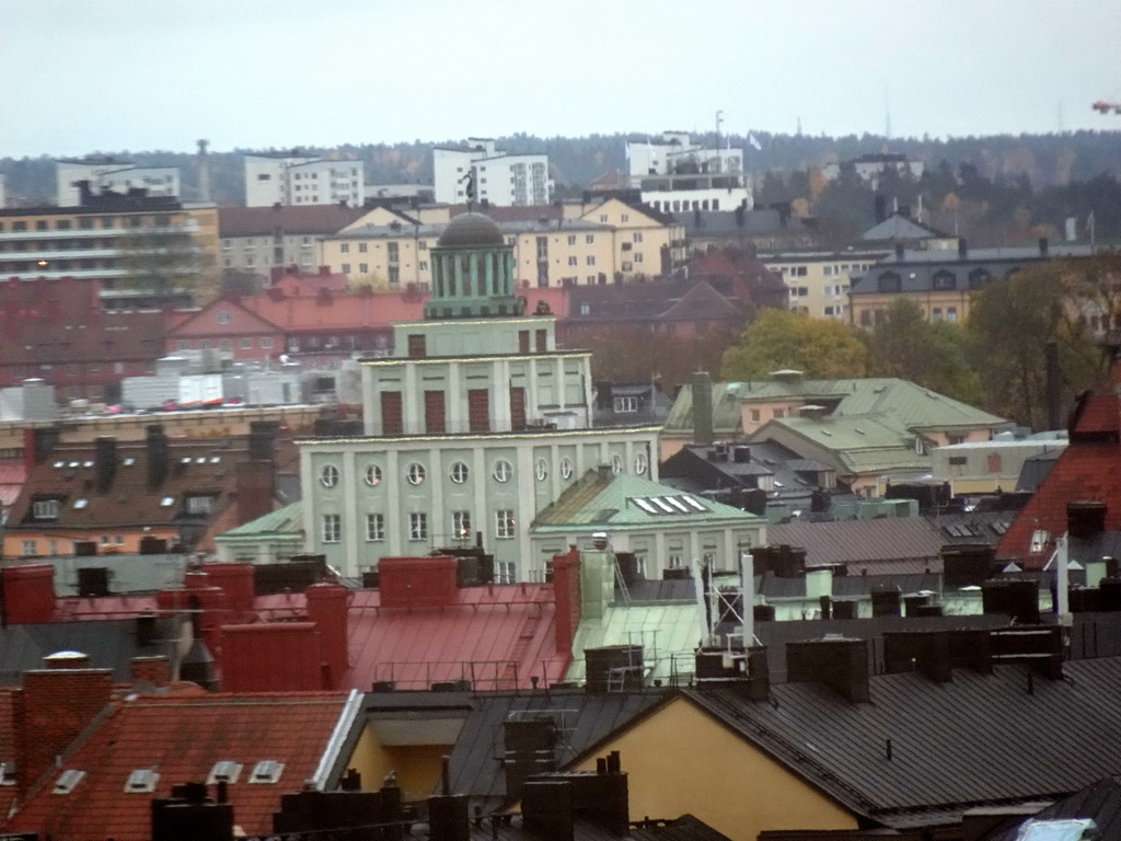 Building at the west side of the city, viewed from the Top Floor of the Karolinska University Hospital