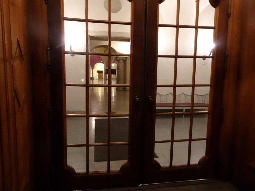 Interior of the Stockholm City Hall, viewed through the front door