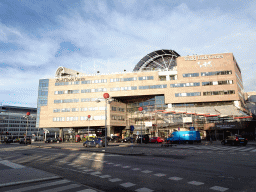 Front of the World Trade Center Stockholm at the Klarabergsviadukten street