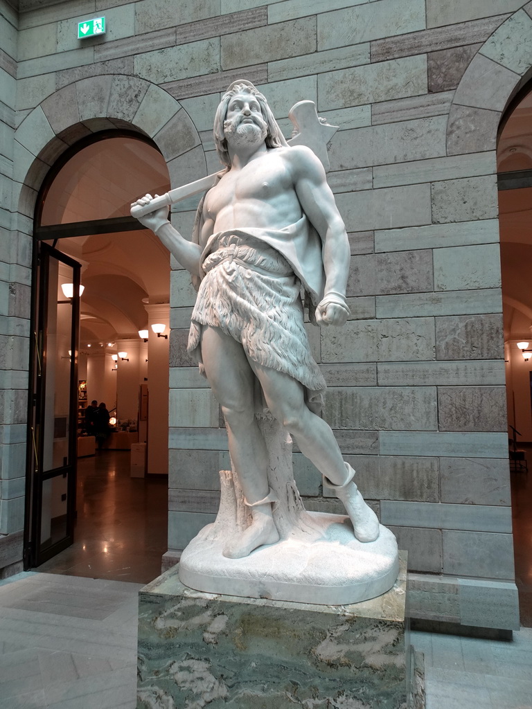 Statue at the Sculpture Courtyard at the Ground Floor of the Nationalmuseum