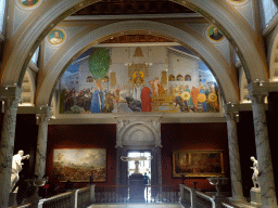 Southwest side of the Upper Stair Hall at the Top Floor of the Nationalmuseum