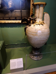 The Alhambra Vase at the 17th Century exhibition at the Top Floor of the Nationalmuseum, with explanation