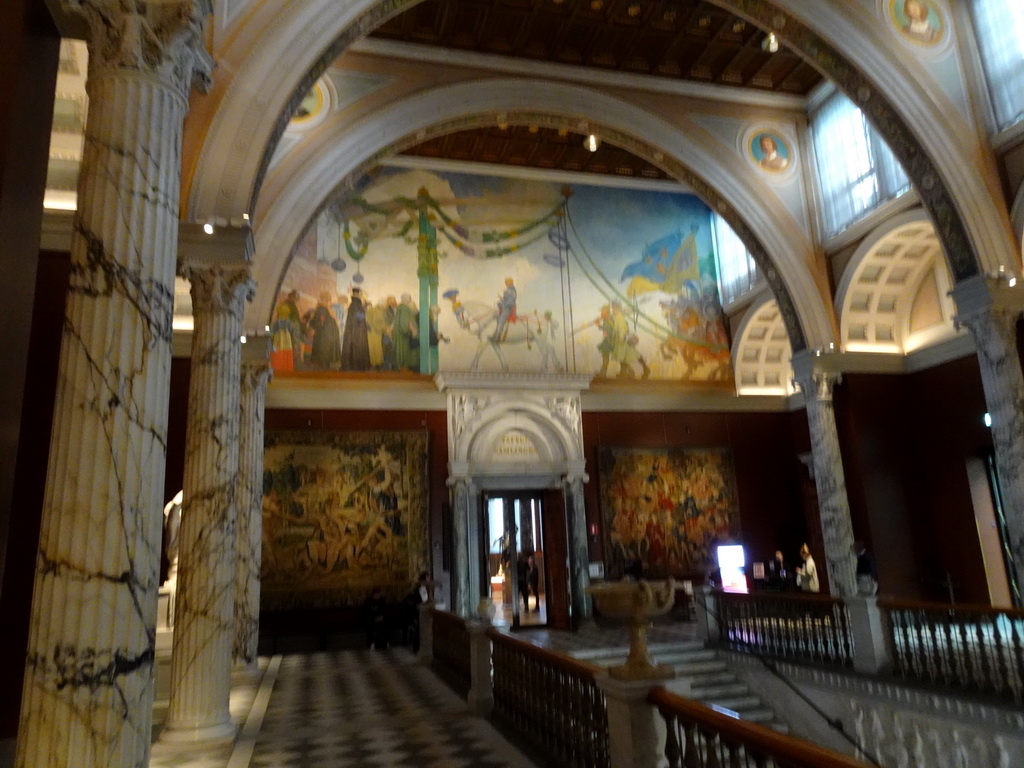 Northeast side of the Upper Stair Hall at the Top Floor of the Nationalmuseum