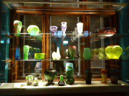 Swedish Art Glass at the 1870-1910 exhibition at the Middle Floor of the Nationalmuseum, with explanation