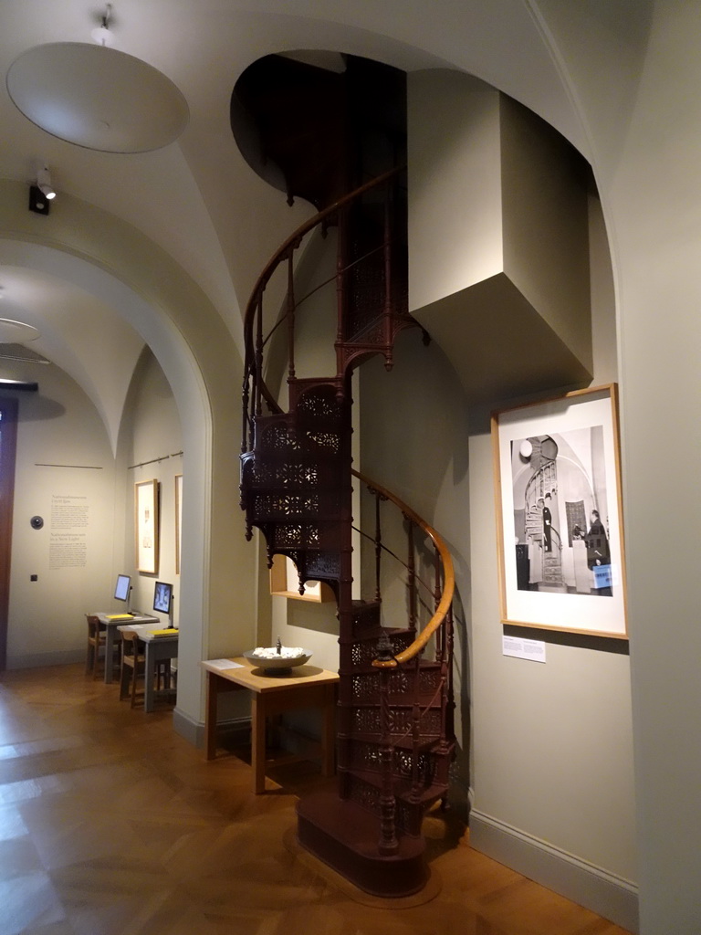 Spiral staircase at the Middle Floor of the Nationalmuseum