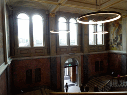 The Main Staircase of the Nationalmuseum, viewed from the Middle Floor