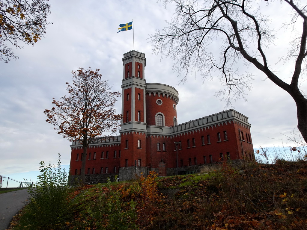 Front of the Citadel at the Kastellbacken street at the Kastellholmen island