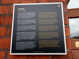 Information on the Citadel at the Kastellholmen island