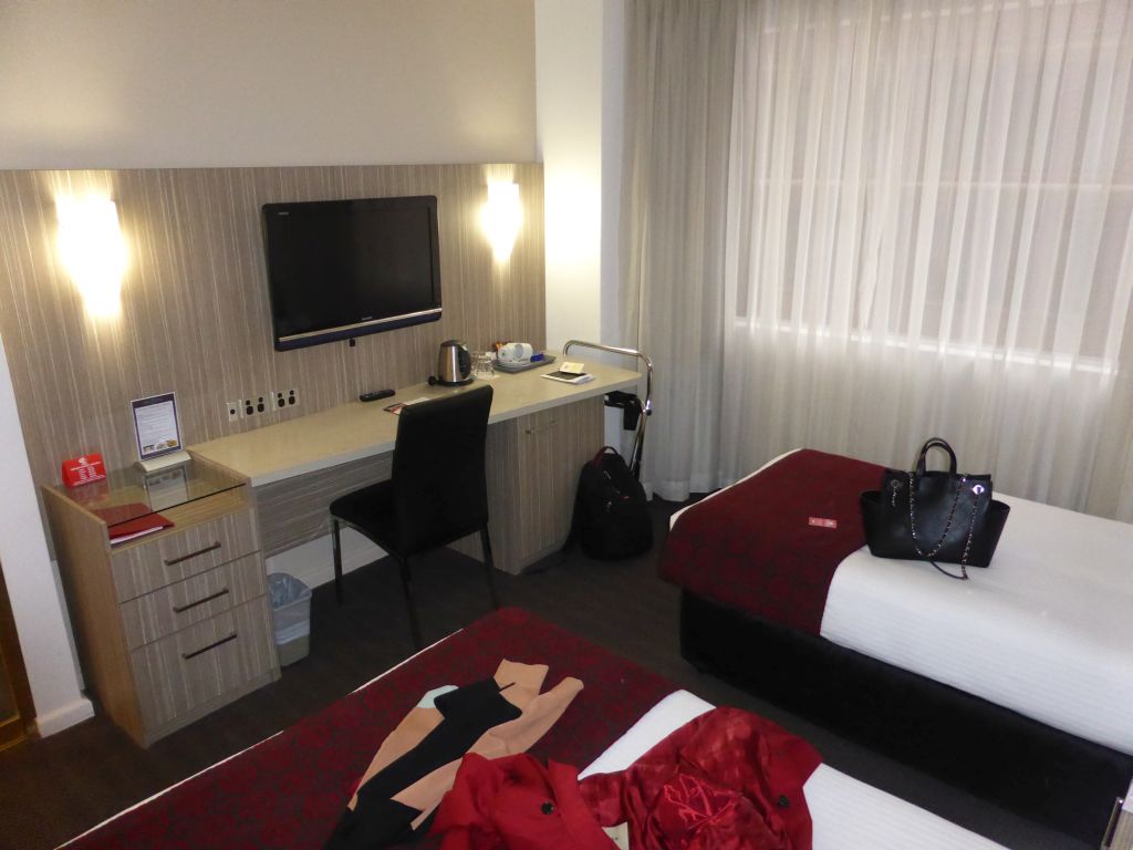 Our room in the Metro Hotel Sydney Central