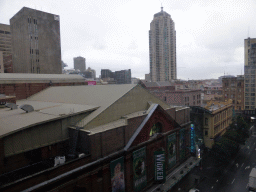 Campbell Street with the Capitol Theatre, viewed from our room in the Metro Hotel Sydney Central