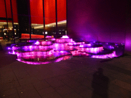 Fountain at Bathurst Street, by night