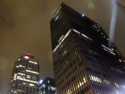 Skyscrapers at the crossing of George Street and Bathurst Street, by night
