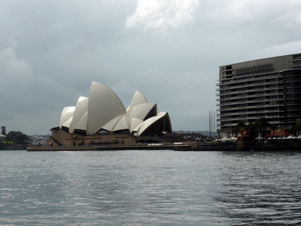 The Sydney Cove and the Sydney Opera House, viewed from the Circular Quay Wharf