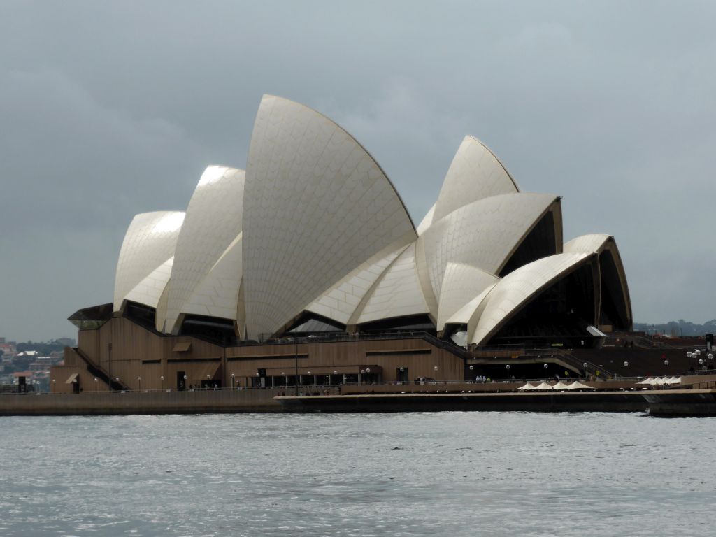 The Sydney Cove and the Sydney Opera House, viewed from the Circular Quay Wharf