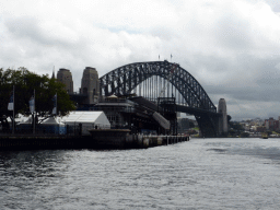 The Sydney Cove and the Sydney Harbour Bridge, viewed from the Circular Quay Wharf