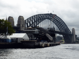 The Sydney Cove and the Sydney Harbour Bridge, viewed from the Circular Quay Wharf