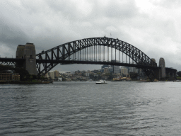 The Sydney Cove and the Sydney Harbour Bridge, viewed from the Circular Quay E street