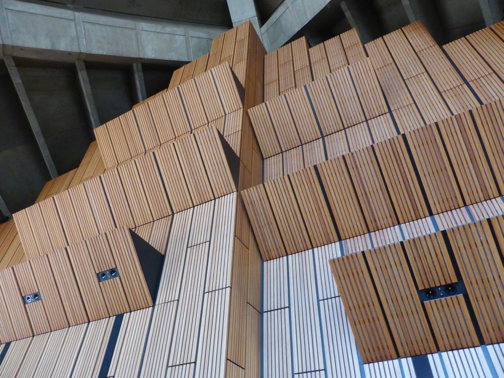 Wall at the Lobby of the Concert Hall at the Sydney Opera House