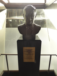 Bust of Dr. Eugene Goossens in the hallway at the east side of the Concert Hall at the Sydney Opera House