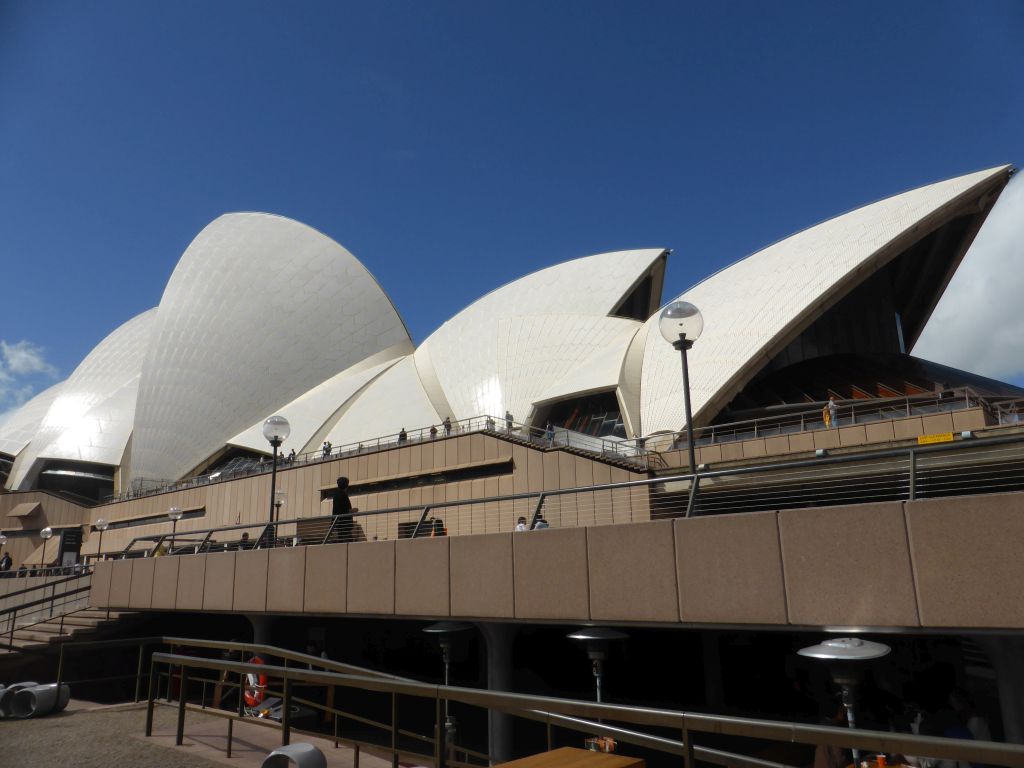 The Sydney Opera House, viewed from the Lower Concourse