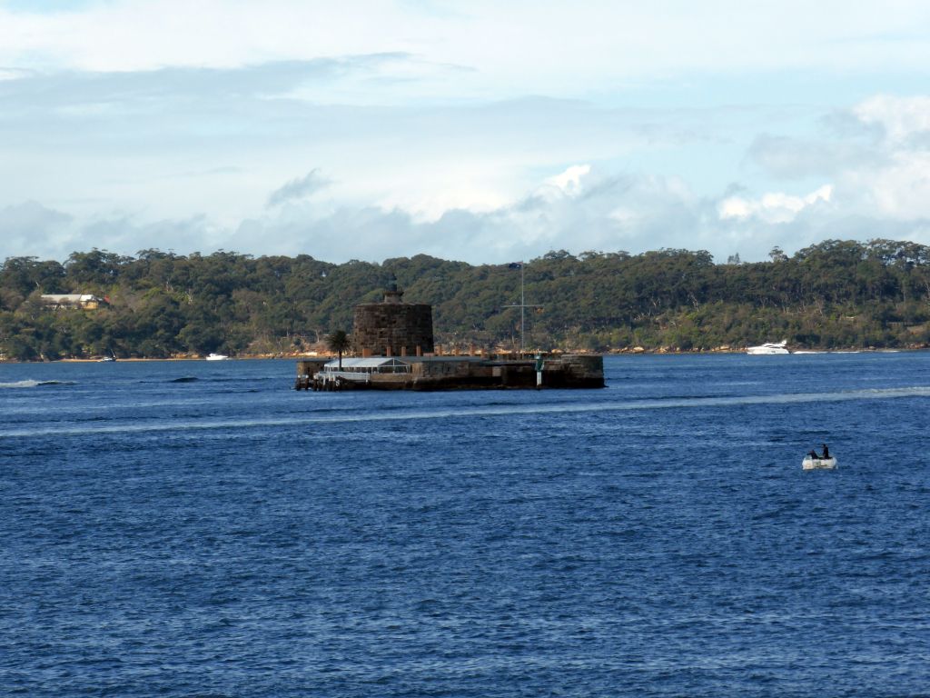 The Sydney Harbour and Fort Denison, viewed from the east side of the Sydney Opera House