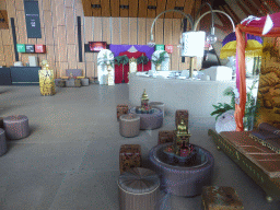 Lobby of the Joan Sutherland Theatre at the Sydney Opera House, with items from the musical `The King and I` by Rodgers and Hammerstein