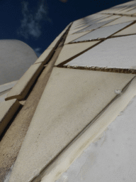 Tiles at the west side of the roof of the Sydney Opera House