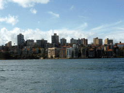 The Sydney Harbour and the Mattawunga neighbourhood, viewed from the north side of the Sydney Opera House