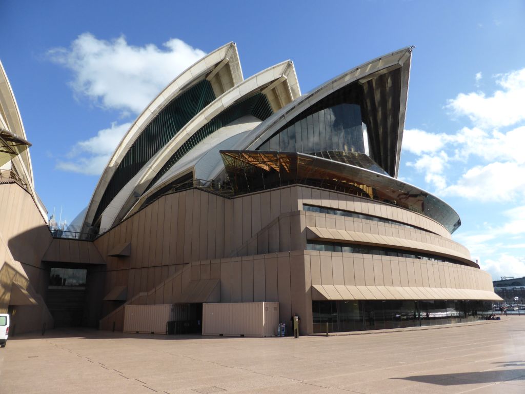 Northwest side of the Sydney Opera House