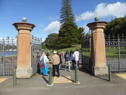 The Opera House Gate to the Royal Botanic Gardens