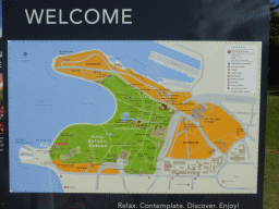 Map of the Royal Botanic Gardens