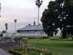 The Sydney Conservatorium of Music at the Royal Botanic Gardens, viewed from the Palace Rose Garden