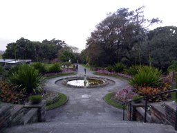 Fountain at the Palace Rose Garden at the Royal Botanic Gardens