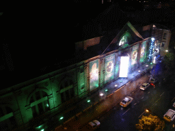 Campbell Street with the Capitol Theatre, viewed from our room in the Metro Hotel Sydney Central, by night