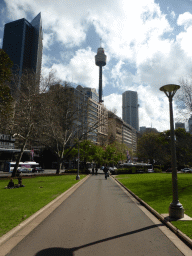 Hyde Park, Elizabeth Street and the Sydney Tower