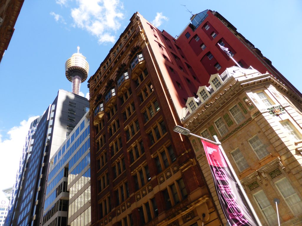 Market Street with the Sydney Tower