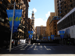 Martin Place with the tower of the General Post Office