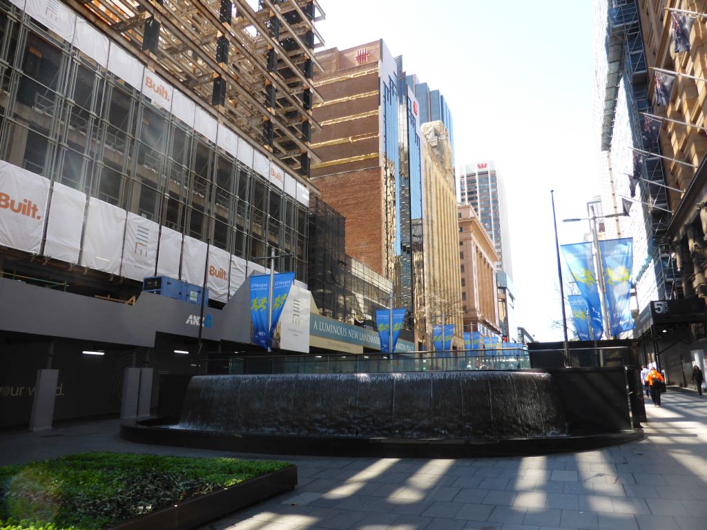 Martin Place with the Lloyd Rees fountain