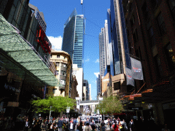 Shops at the crossing of Pitt Street and Market Street
