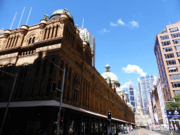 York Street with the Queen Victoria Building and the Sydney Town Hall