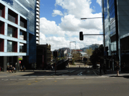 Market Street, the entrance to the Darling Harbour neighbourhood and the