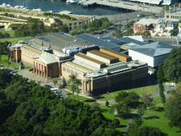 The Art Gallery of New South Wales and the Domain park, viewed from the Sydney Tower