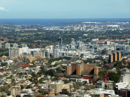 The University of New South Wales Kensington Campus, Port Botany, Botany Bay and the Kurnell neighbourhood, viewed from the Sydney Tower